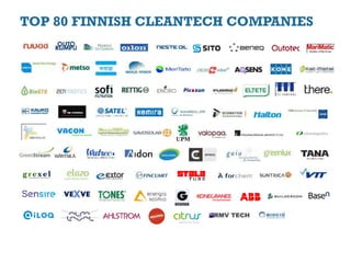 TOP 80 FINNISH CLEANTECH COMPANIES