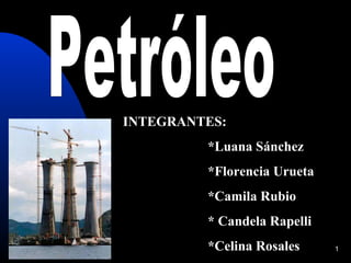 INTEGRANTES:
                    *Luana Sánchez
                    *Florencia Urueta
                    *Camila Rubio
                    * Candela Rapelli
24/07/12            *Celina Rosales     1
 