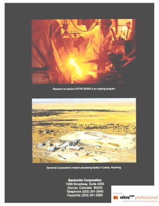 Petro Bond Foundry Sand Brochure