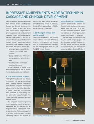 Technip Risers Petrobras cascade-chinook | PDF