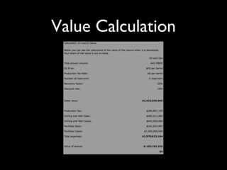 Value Calculation 