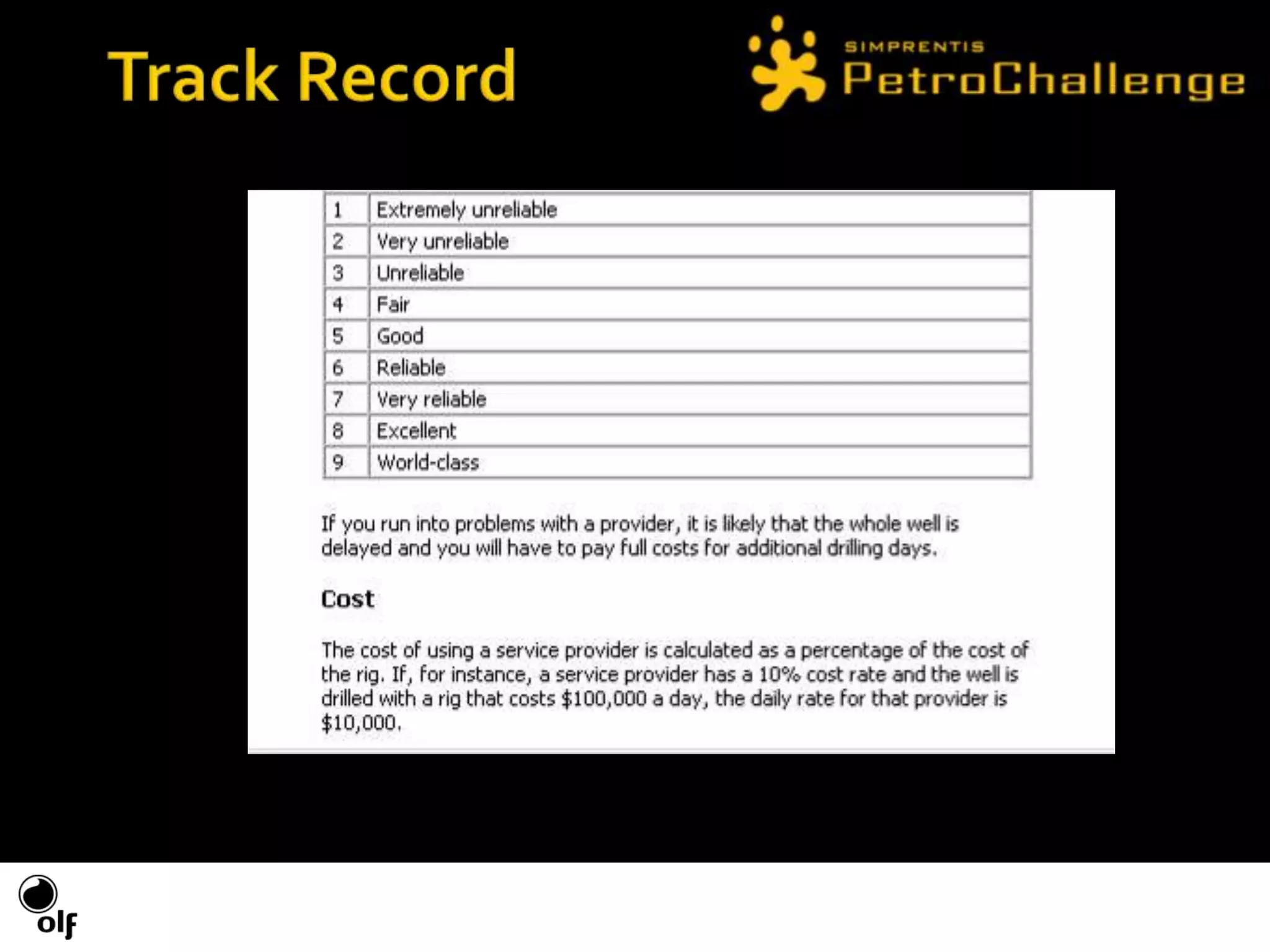 Oil and gas is close to the basins