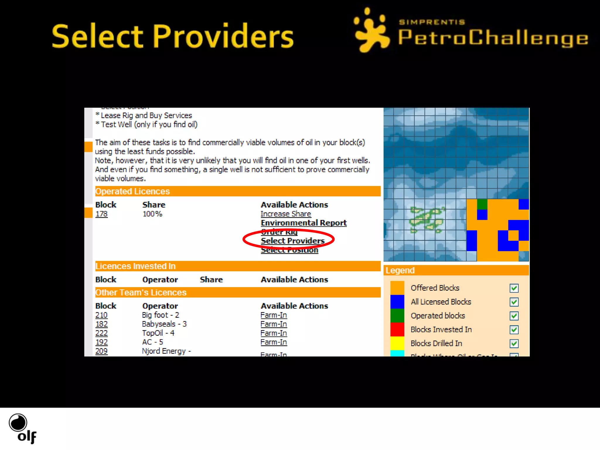 Next step: First licensing round