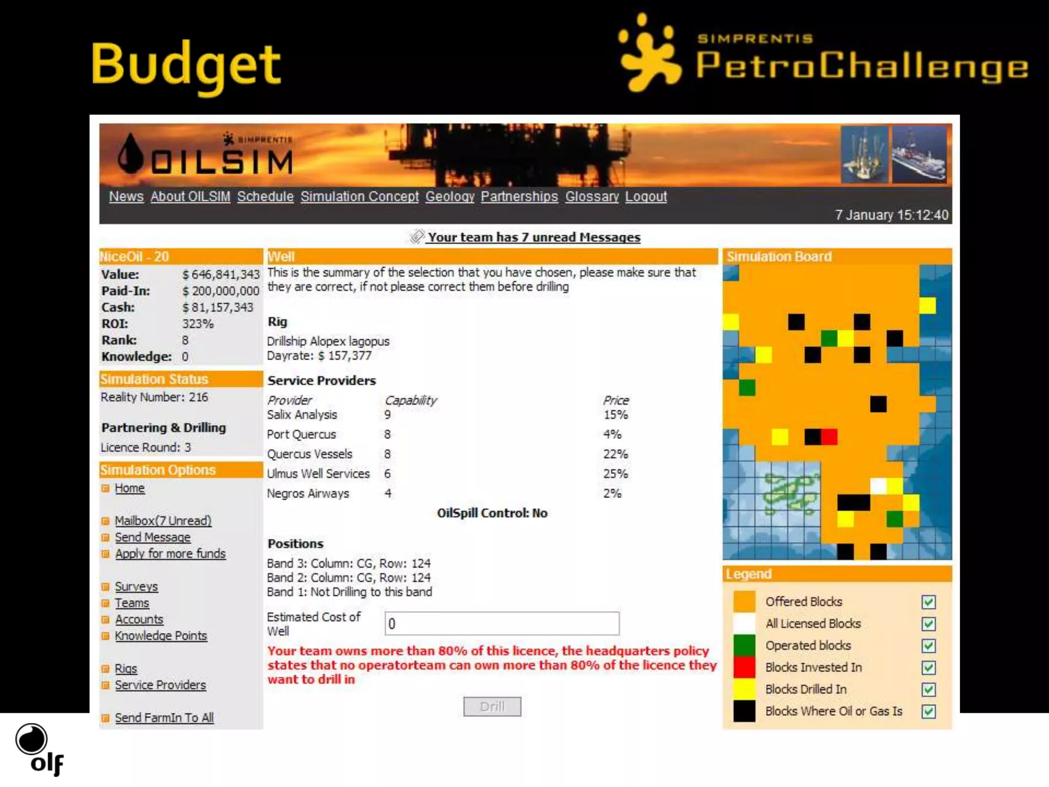 However, no licences will be awarded in blocks that are spawning grounds