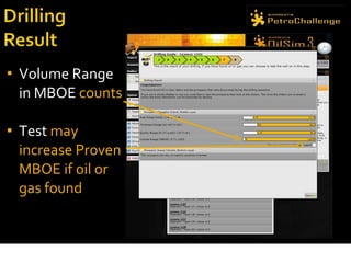 Volume Range in MBOE  counts Test  may increase Proven MBOE if oil or gas found 
