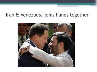 Iran & Venezuela joins hands together
 