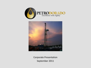 Corporate Presentation September 2011 