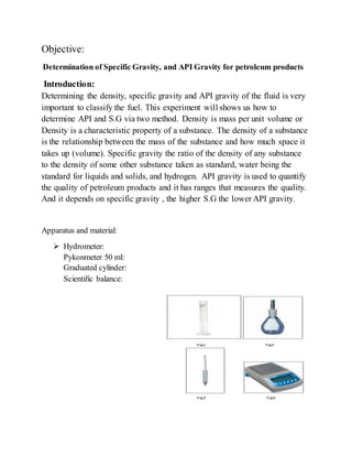 API Gravity for petroleum products | DOCX