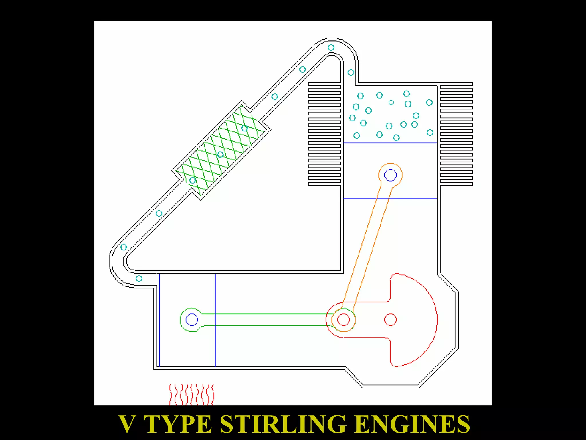 V TYPE STIRLING ENGINES
 