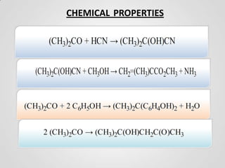 CHEMICAL PROPERTIES

 