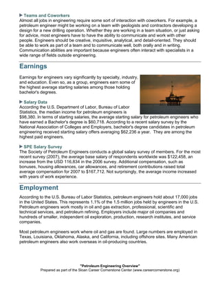 Petroleum engineering overview | PDF