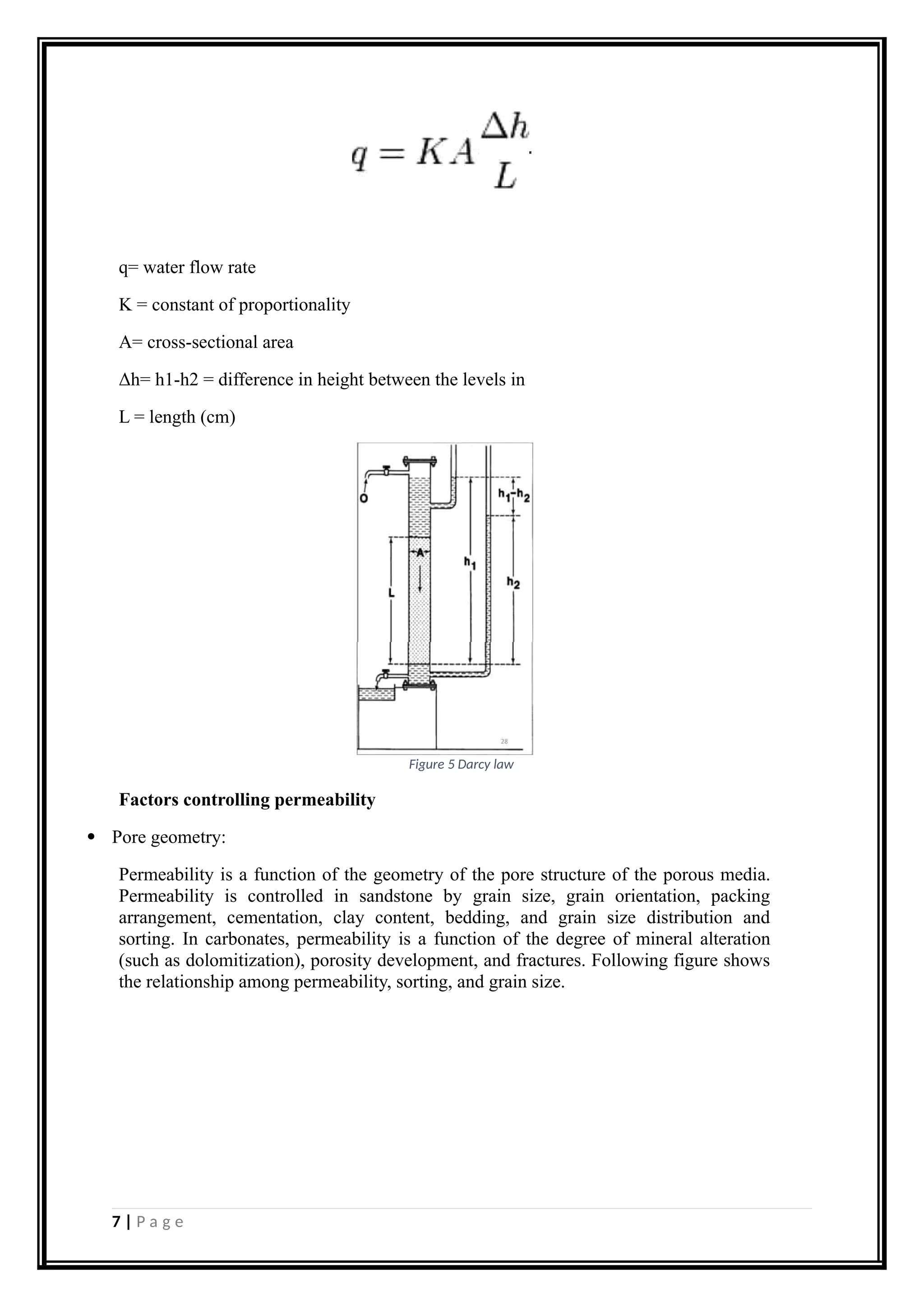 Reservoir Rocks || Petroleum geology Assignment | DOCX