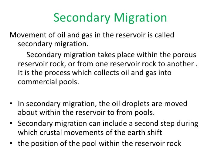Petroleum migration by waqar
