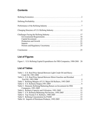 Refinement Checklist.pdf Petroleum Refining Economic Performance.pdf