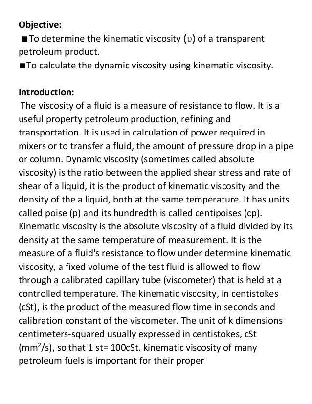 kinematic viscosity