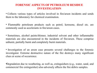 detection and analysis of arson incidents | PPTX