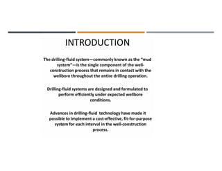 Comprehensive Overview of Drilling Fluids and Well Cementing in ...