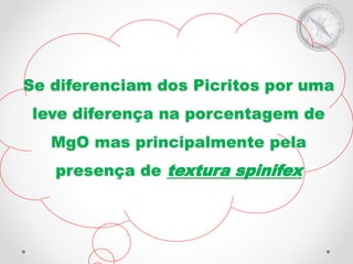 Greenstone belts e komatiitos