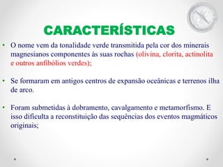 Greenstone belts e komatiitos