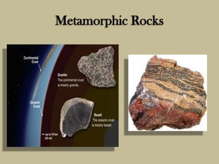Metamorphic Rocks
 