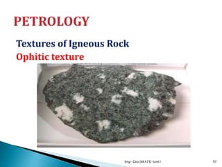 Ophitic Rocks Examples Petrology | PPTX