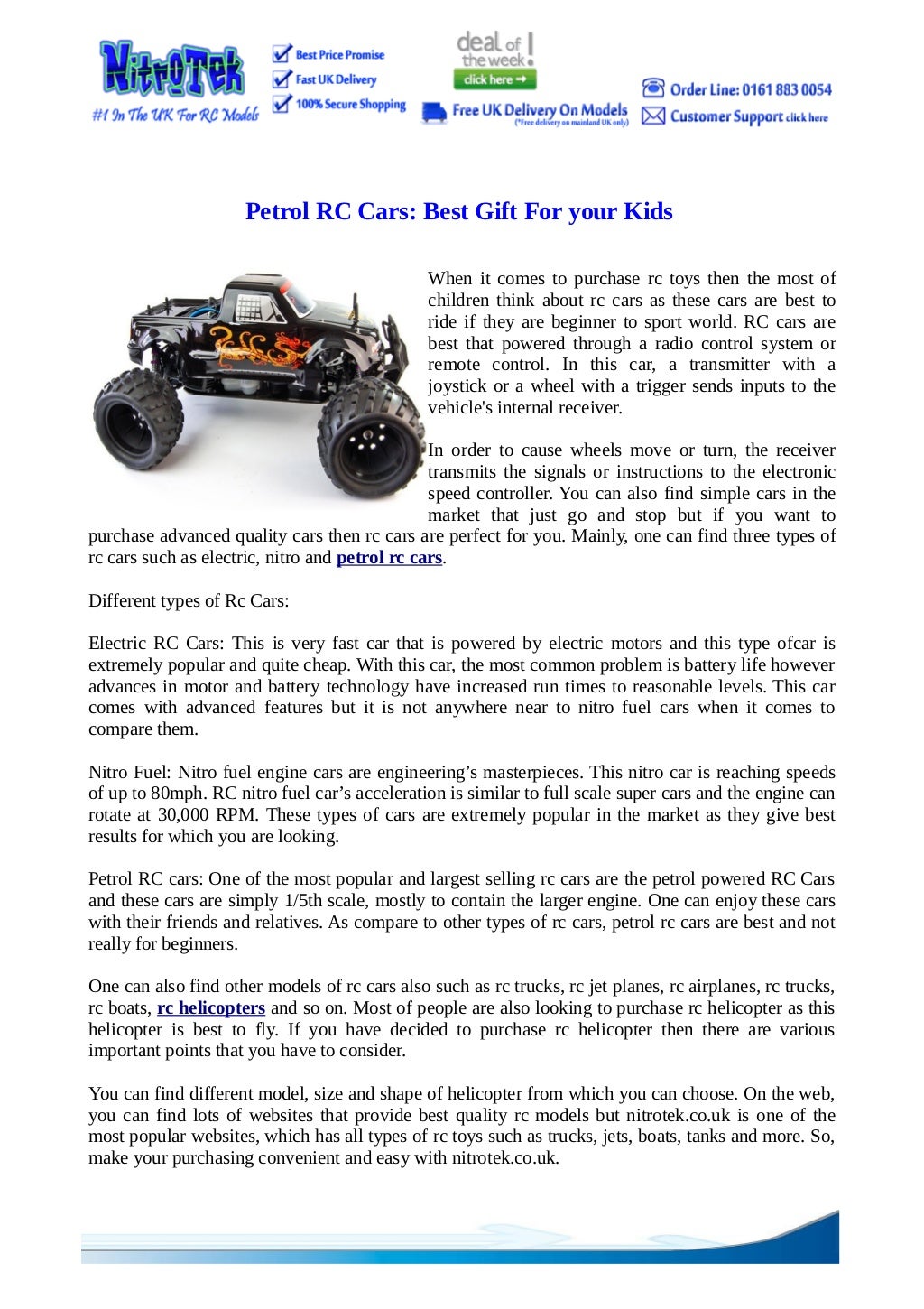 Petrol rc cars best gift for