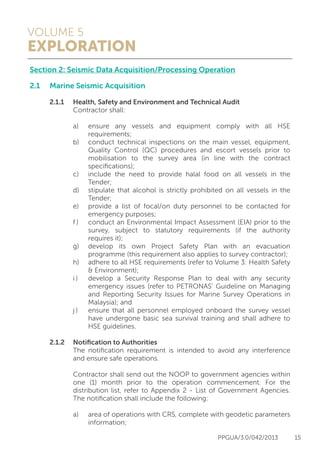 Ppgua Petronas exploration guidelines | PDF