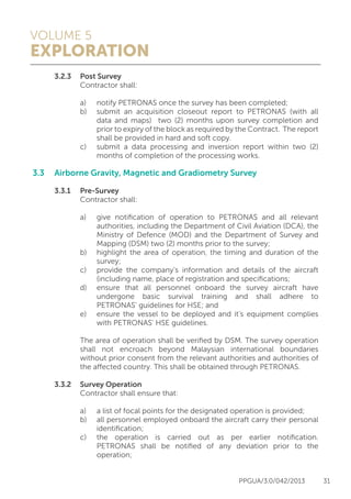Ppgua Petronas exploration guidelines | PDF