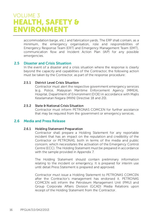 Petronas health, safety and environment guidelines (HSE) Petronas health, safety and environment guidelines (HSE)