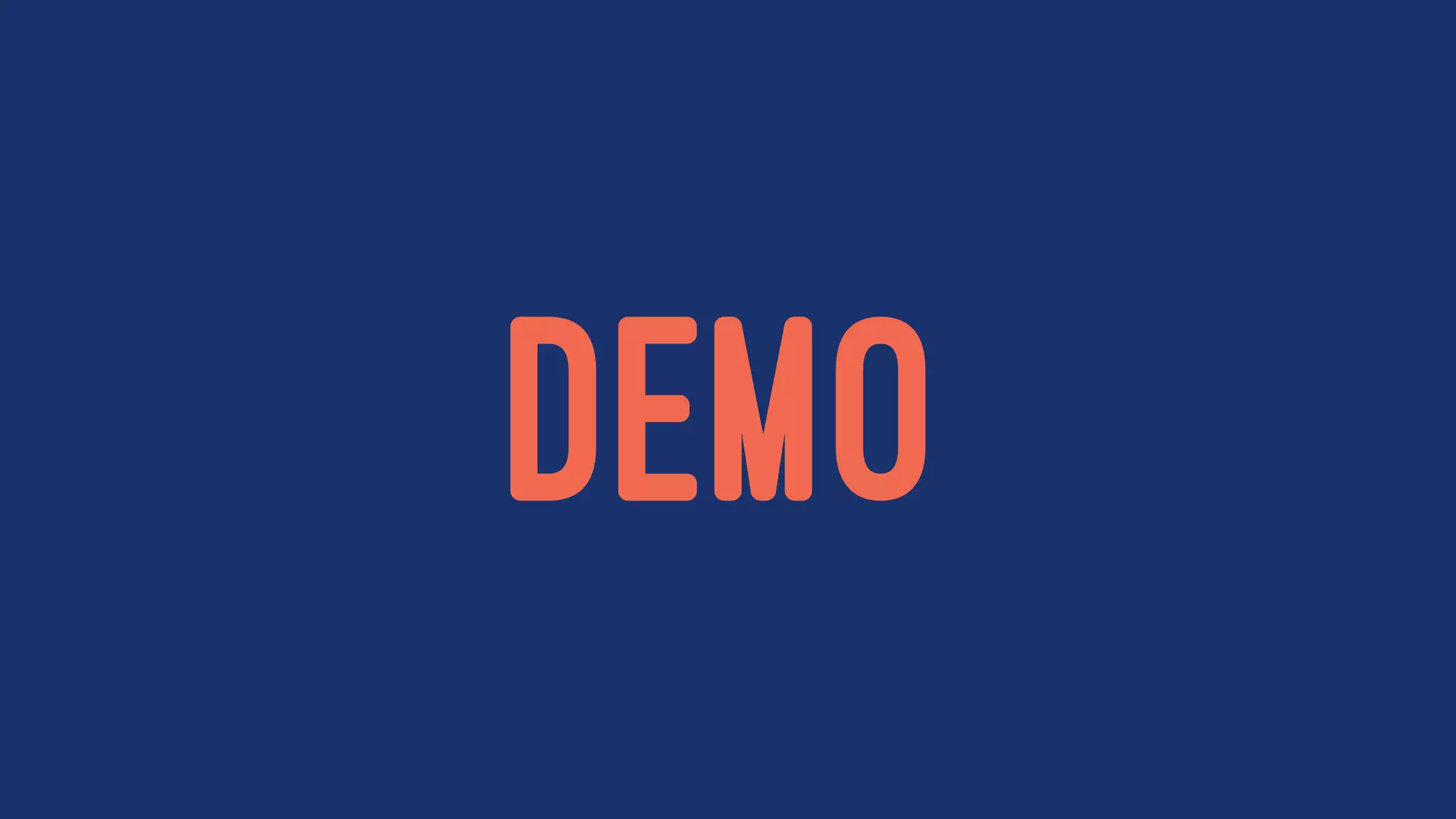 DEMO
 