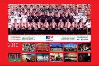 Petronor calendario Athletic 2010