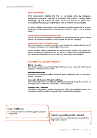 PetroSync - Advance Wireline Intervention Operation | PDF