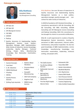 PetroSync - API Specification Q1 9th Edition Quality Management System ...