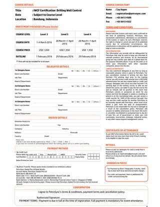 PetroSync - IWCF Certification Drilling Well Control Level 2 | PDF