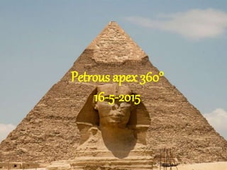 Petrous apex 360°
11-4-2017
10.49 pm
 