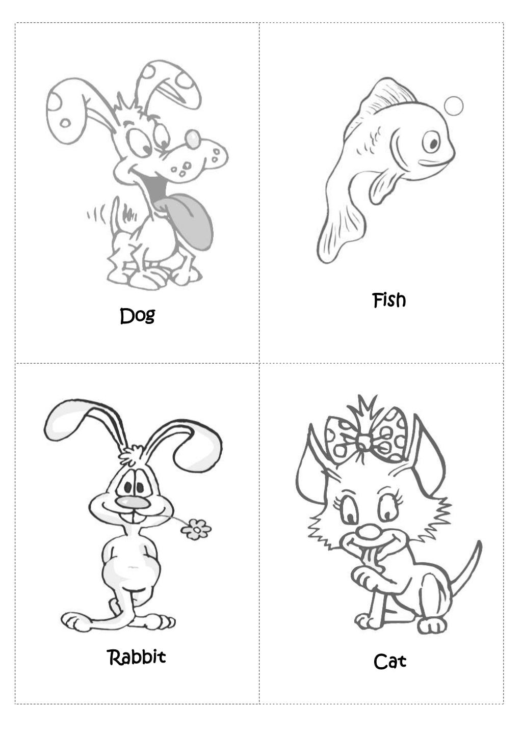 Pets mini book preschool
