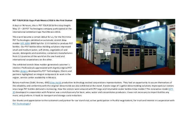 Pet Technologies At Expopack Mexico 2016 | pet technologies at expopack mexico 2016 Pet Technologies At Expopack Mexico 2016 | pet technologies at expopack mexico 2016