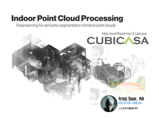 IndoorPointCloudProcessing
Deep learningforsemanticsegmentation ofindoorpoint clouds
 