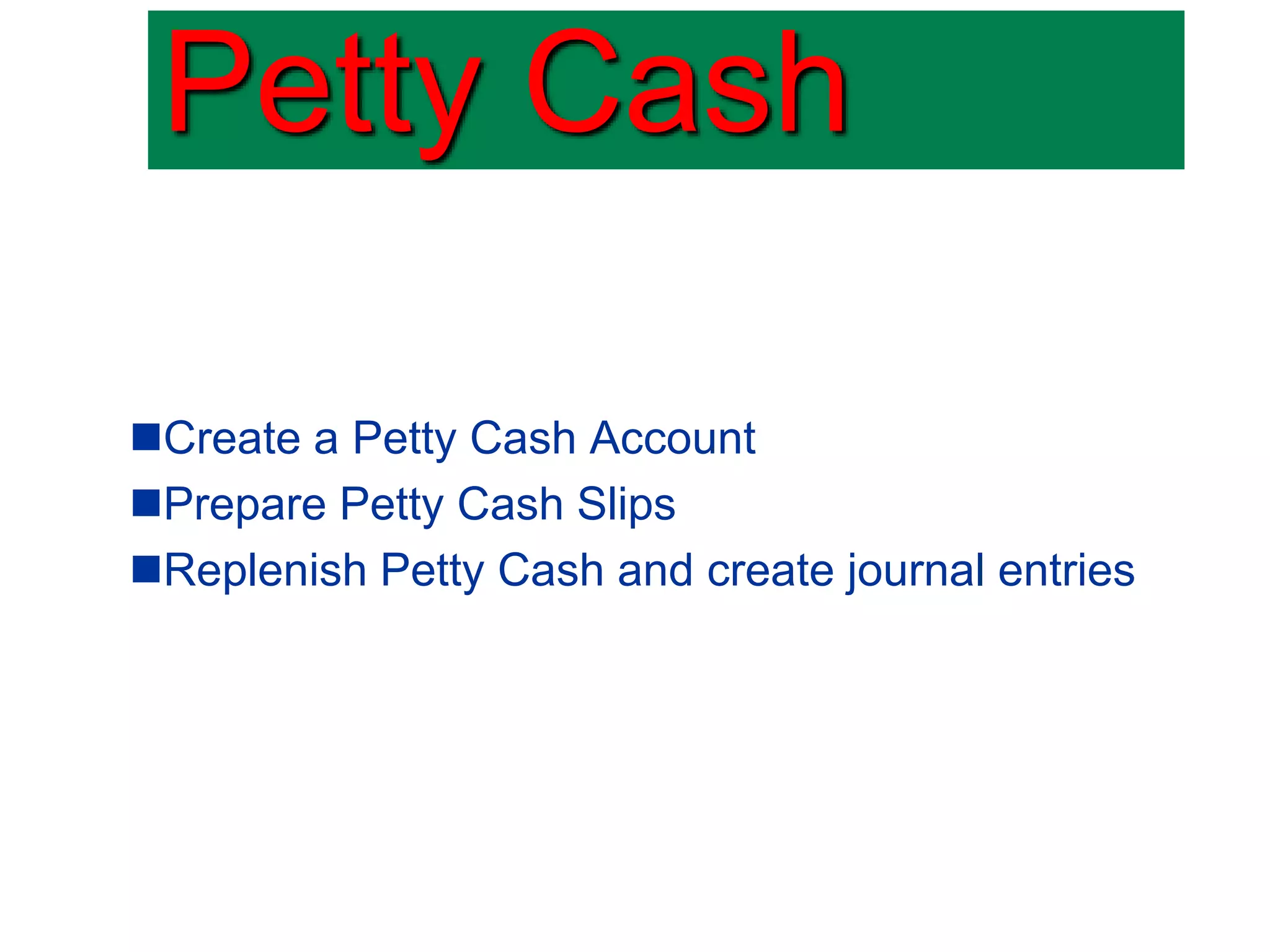 petty cah training.ppt