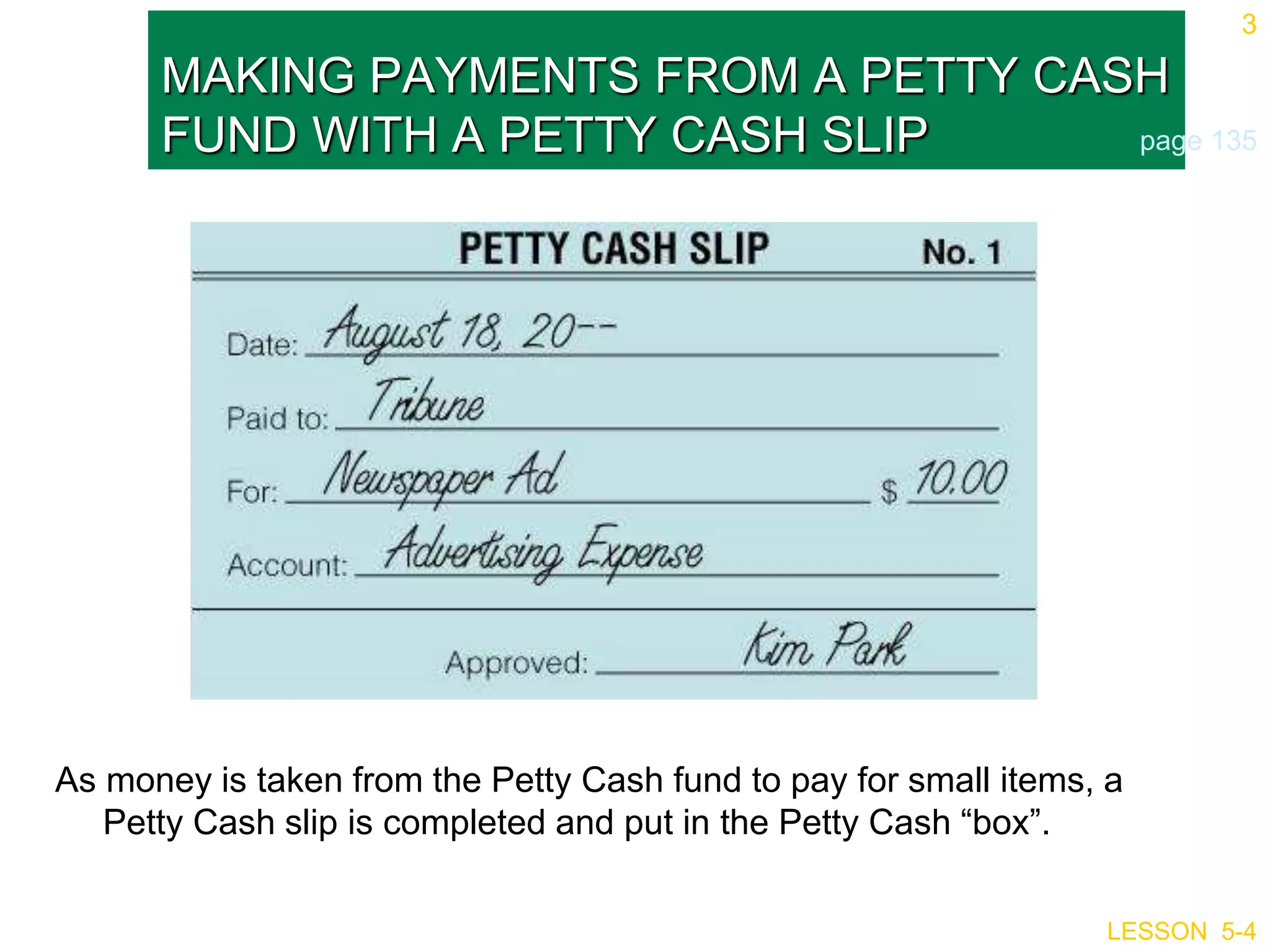 petty cah training.ppt