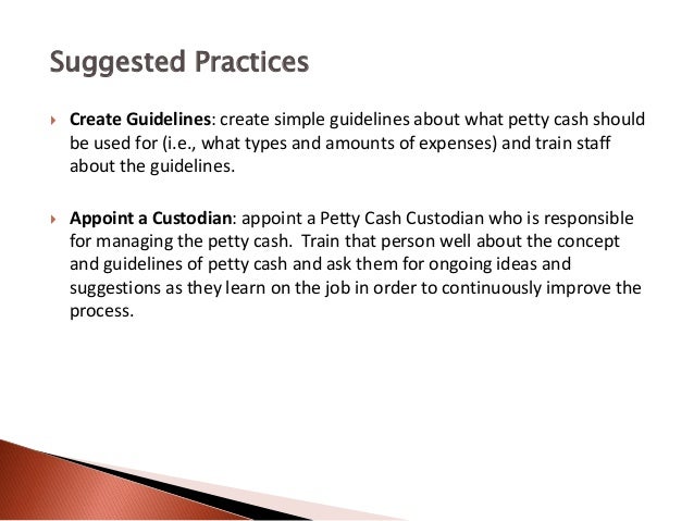 request for petty cash letter