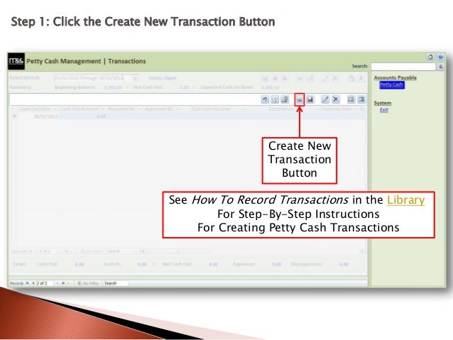 petty cash management how to manage logs and transactions petty cash transaction log