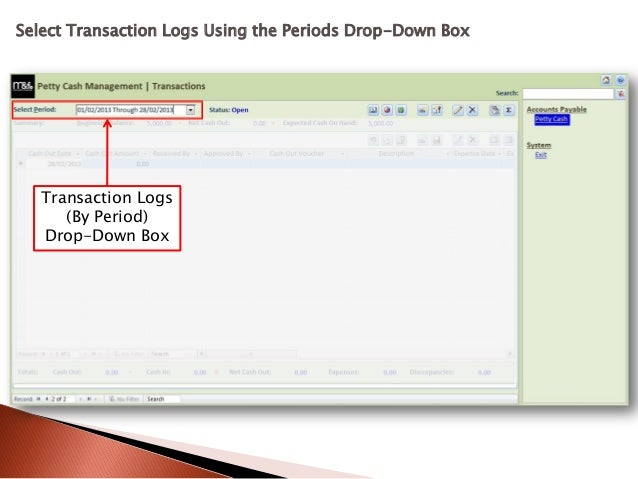 petty cash management how to manage logs and transactions petty cash transaction log
