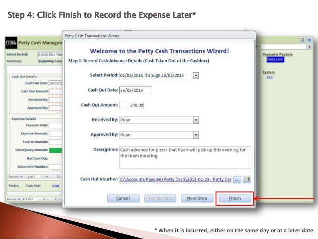 petty cash management how
