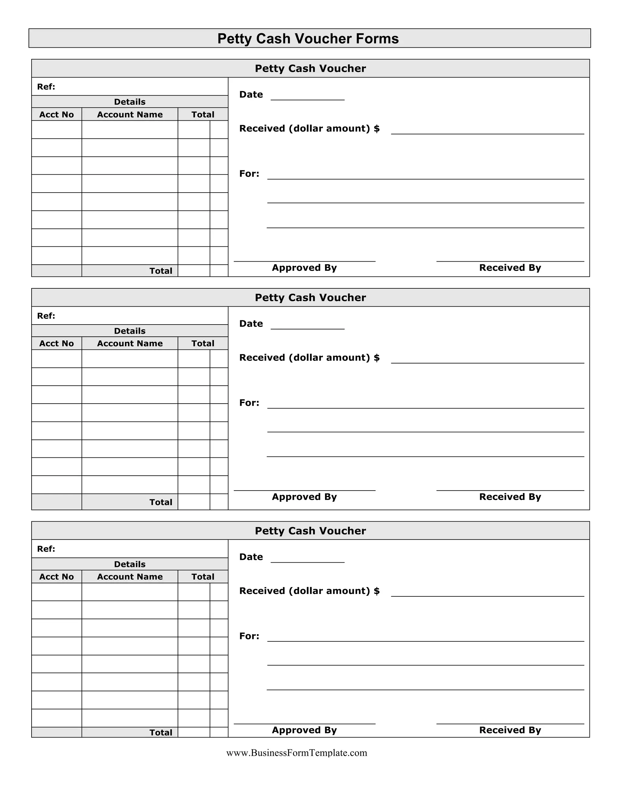 Petty cash voucher | PDF