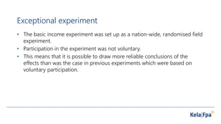 Finland S Basic Income Experiment 17 18