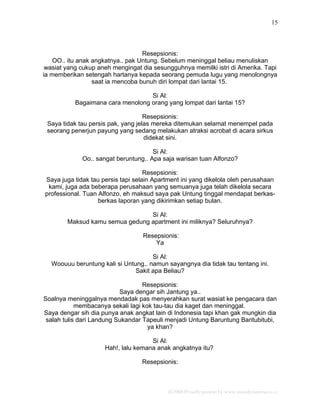 Petualangan Sial Dan Untung