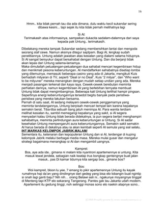 Petualangan Sial Dan Untung