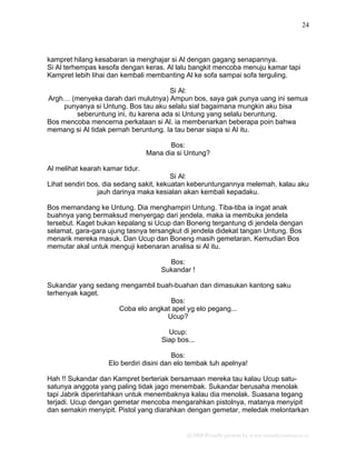 Petualangan Sial Dan Untung