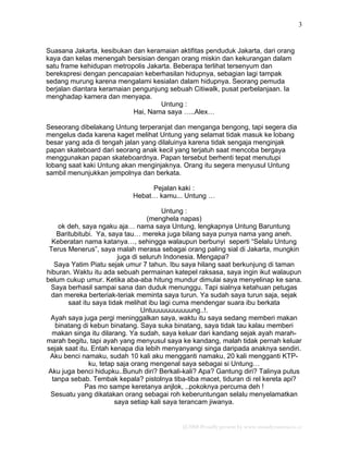 Petualangan Sial Dan Untung